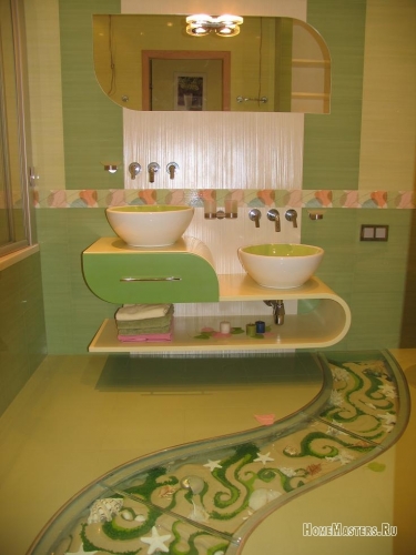 22 зеленая ванная
