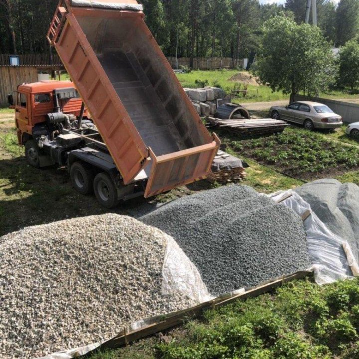 Подробнее о "Нерудные материалы от производителя - щебень, песок, грунт Санкт-Петербург"