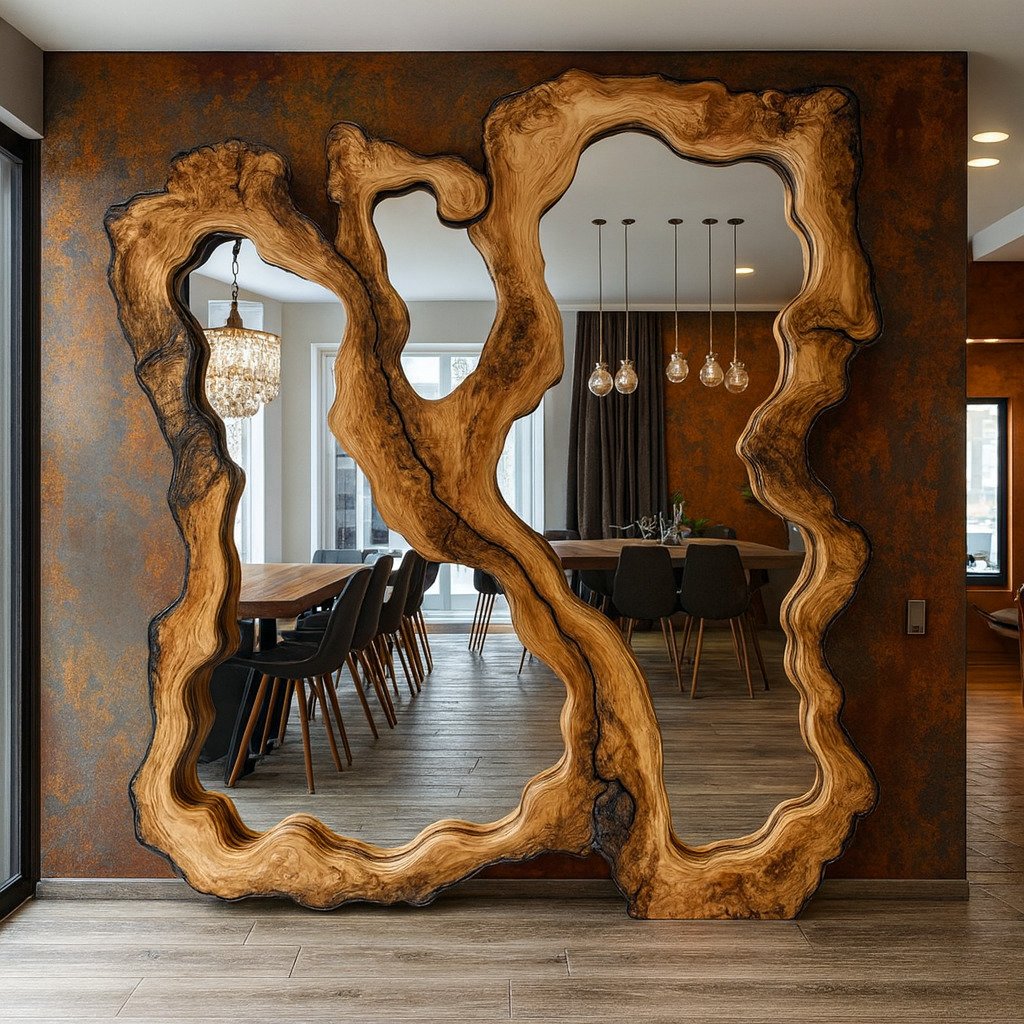 Подробнее о "Интерьерные стены с декоративными вставками из эпоксидной смолы"