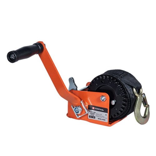 Лебедка ручная барабанная СибТаль, модель LRB, 450 кг, лента 10 м