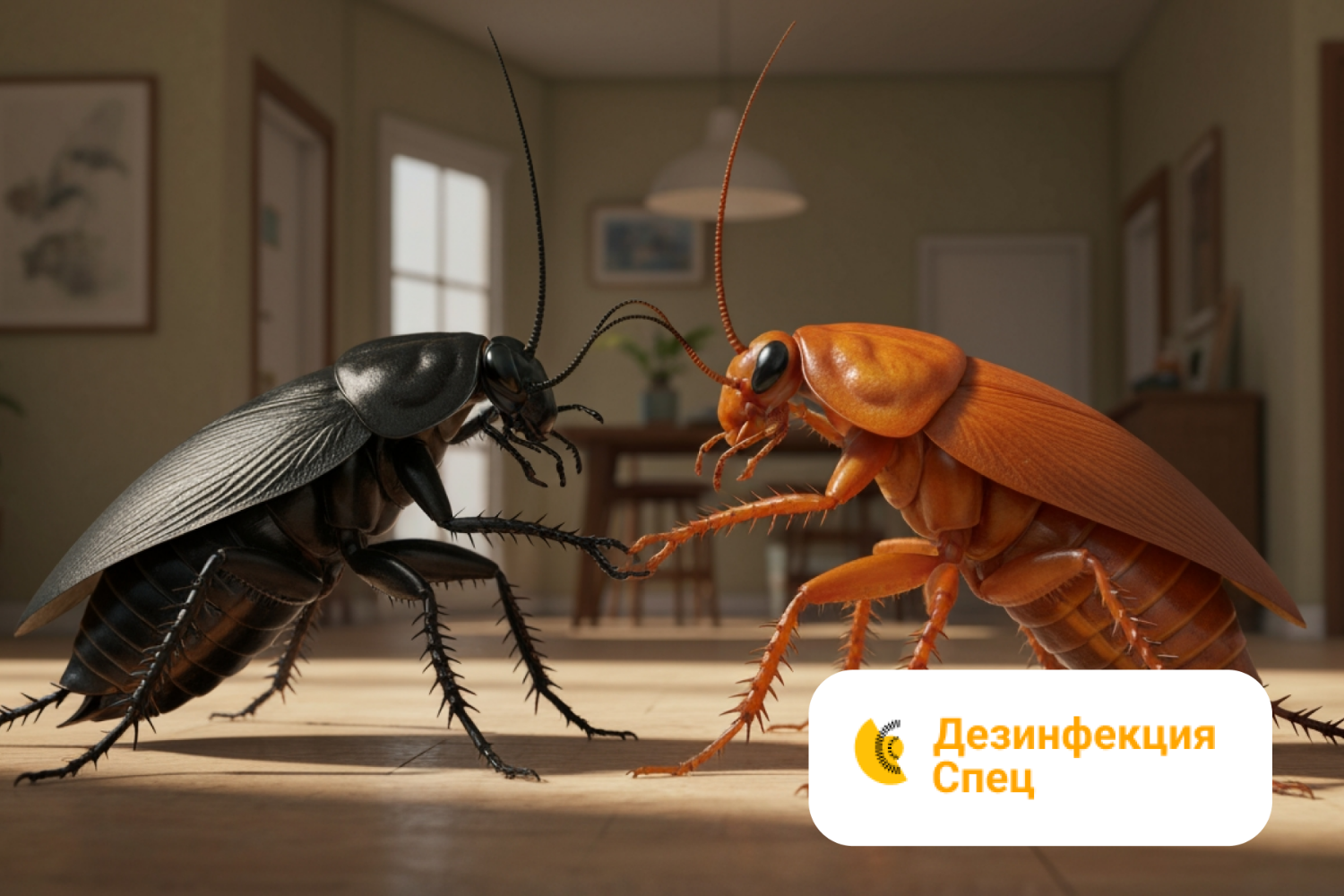 Подробнее о "Какие тараканы живут в квартирах и почему важно уметь их отличать"