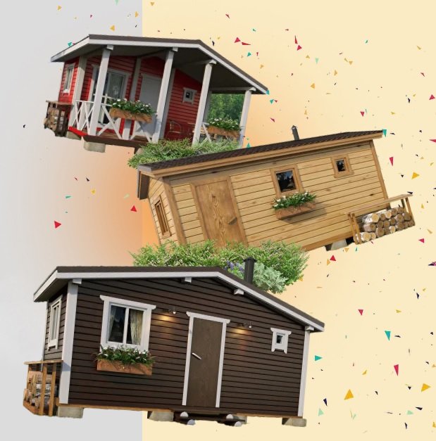 Подробнее о "перевозные бани под ключ"