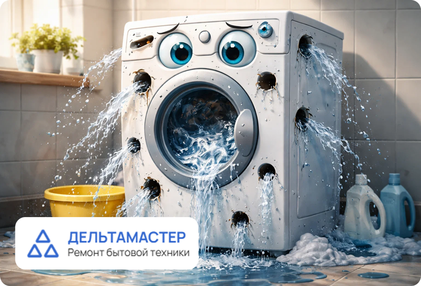 Подробнее о "Протечка из дозатора стиральной машины: причины и как это исправить"