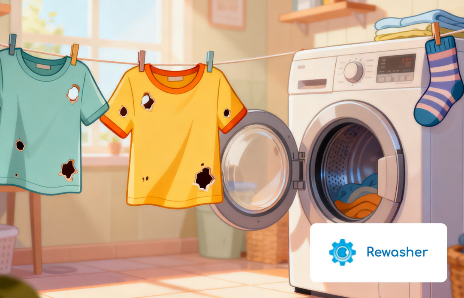 Подробнее о "Стиральная машина портит одежду: как понять, где ошибка — в настройках или в технике"