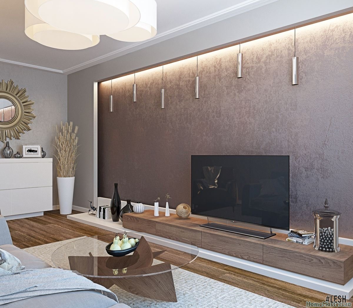 Дизайн современной двухкомнатной квартиры | Moskovskiy 77m