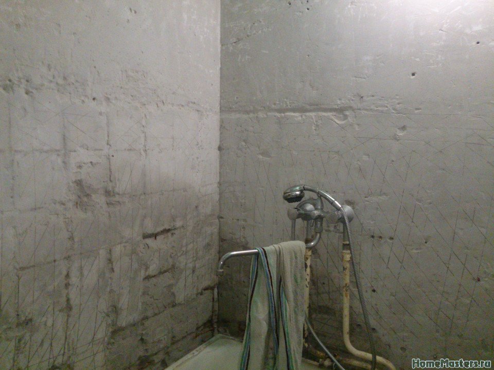 Ванна - очистка стен2