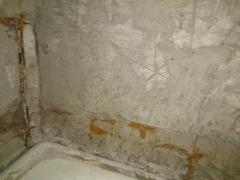 Ванна - очистка стен6