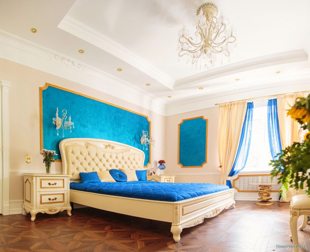Дизайн проект и ремонт спальни для Актрисы Ольги Аросевой на 1 канале в телепередаче "Идеальный ремонт"