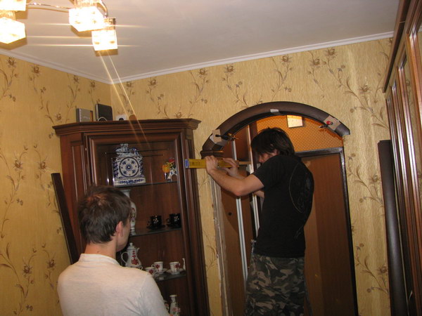 установка арок