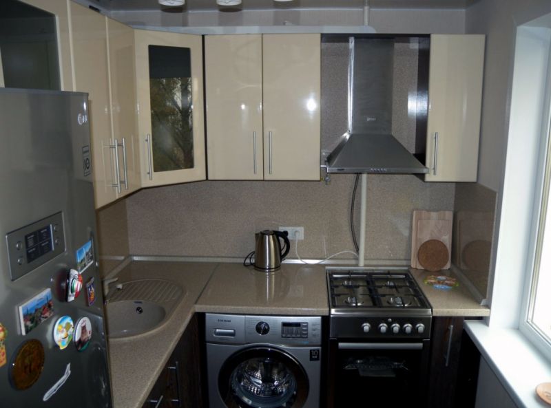 Кухонь в квартирах после ремонта (71 фото)