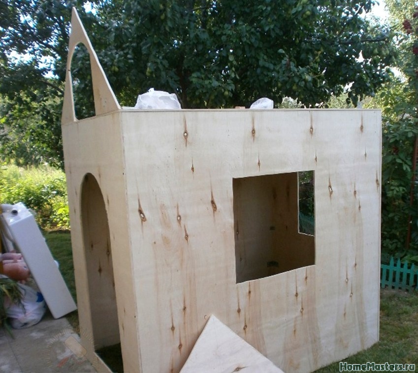 Строим домик из фанеры - пошаговое руководство