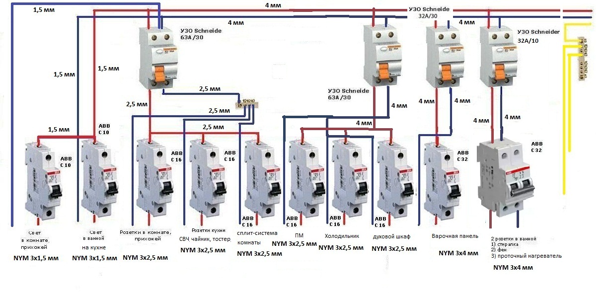 Автоматический выключатель для розетки 220в. Подключение автомата на 16 ампер схема. Схема подключения 2х полюсного УЗО. Вводной автомат 40а 600в. Схема подключения УЗО автомат электрический 16а.