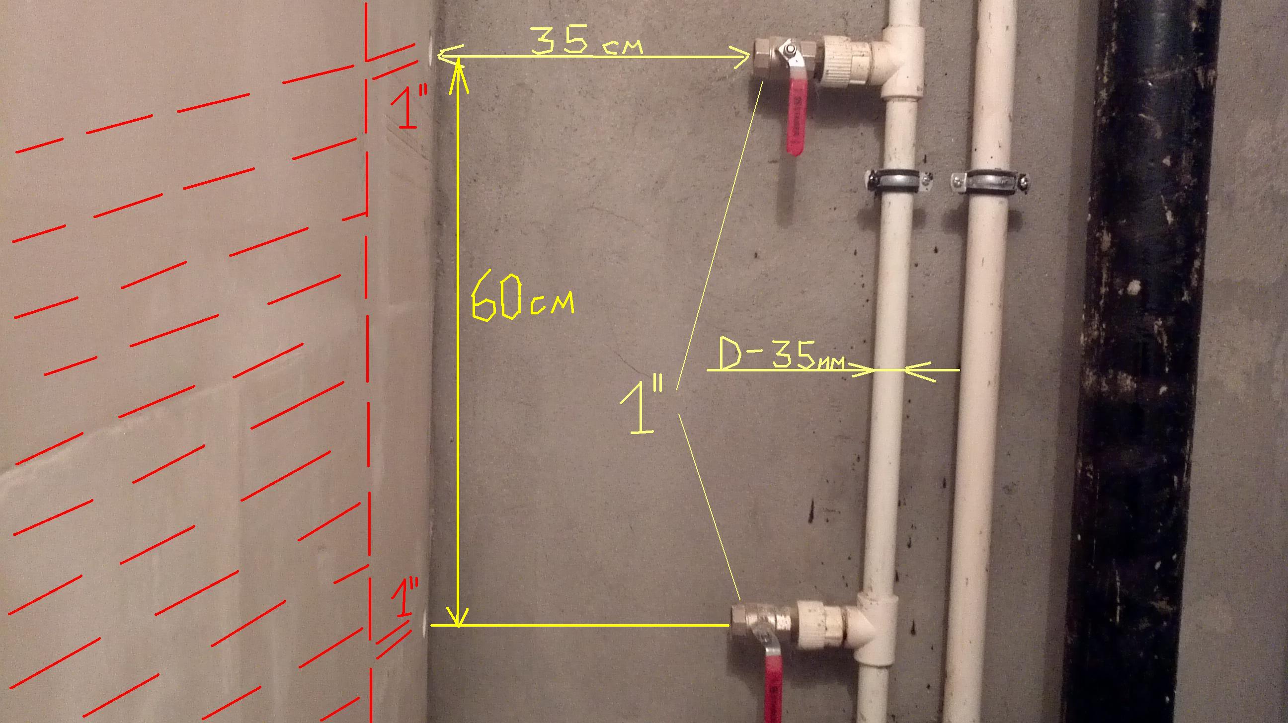 высота установки газового крана на кухне