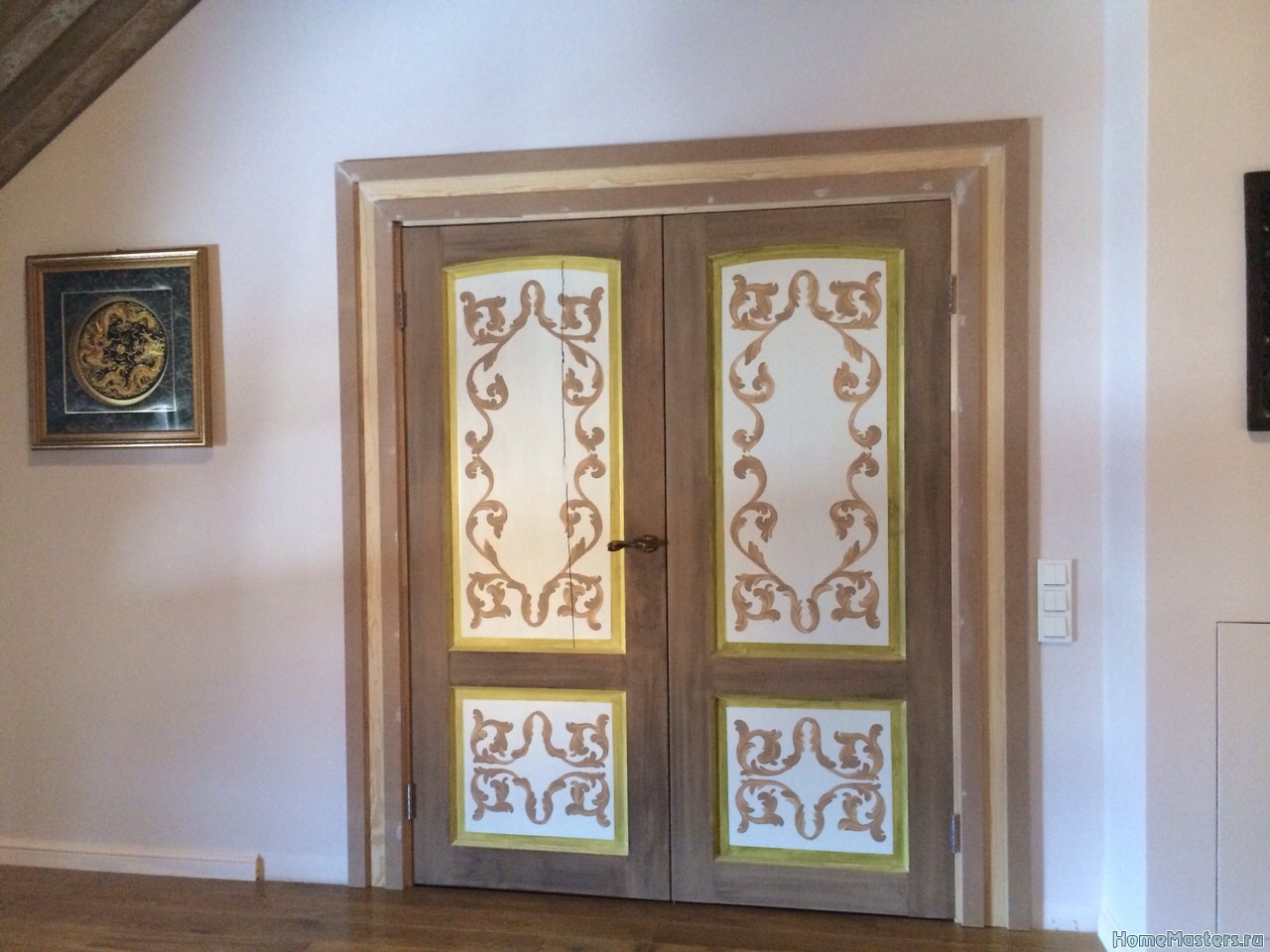 Декор двери