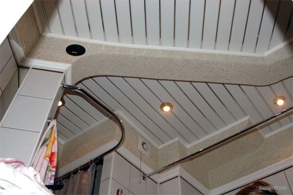 Потолок из пластиковых панелей