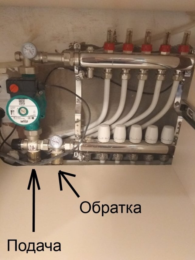 Смесительный узел на ТП