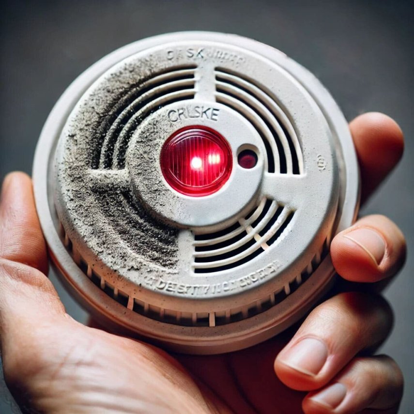 запыленный датчик