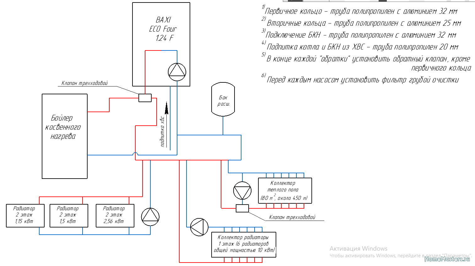 Подробнее о "Выбор схемы обвязки отопления"